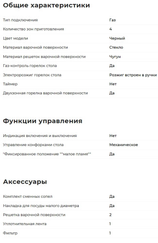 Газовая варочная панель GEFEST (Гефест) СГ СВН 2230-01 К2