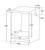 Электрический духовой шкаф Meferi (Мефери) MEO454BK LIGHT