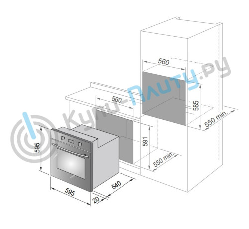 Электрический духовой шкаф DeLonghi (ДеЛонги) SLM 8 XL RUS