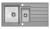 Кухонная мойка Seaman Eco Roma SMR-9750B Slam-shut (два отв.)