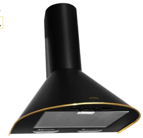 Вытяжка Elikor (Эликор) Эпсилон 50 черный/золотой кант