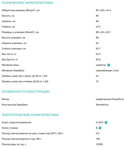 Стиральная машина Gorenje (Горенье) WPNA84A