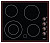 Электрическая варочная панель Gorenje (Горенье) EC 630 RBR
