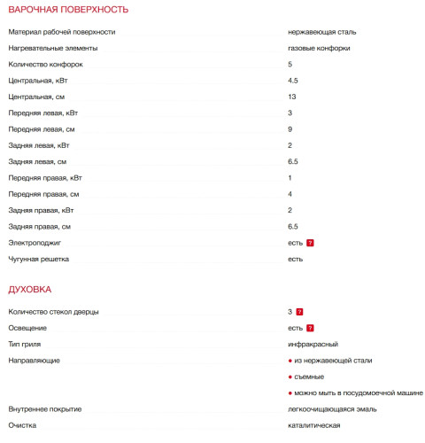 Комбинированная плита Kaiser (Кайзер) HGE 93505 R
