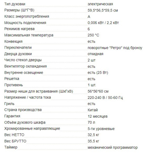 Электрический духовой шкаф AVEX (Авекс) HM 6360 1YR