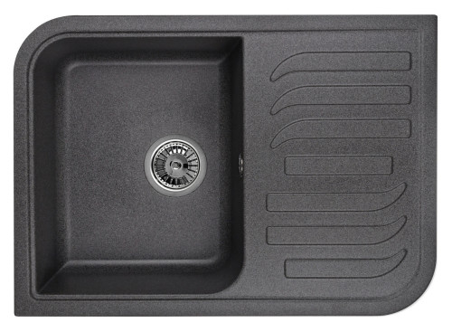 Кухонная мойка Granula (Гранула) GR-7001 gr, графит