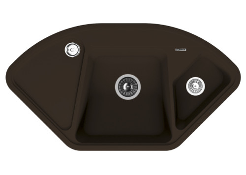 Кухонная мойка Florentina (Флорентина) Капри, мокко