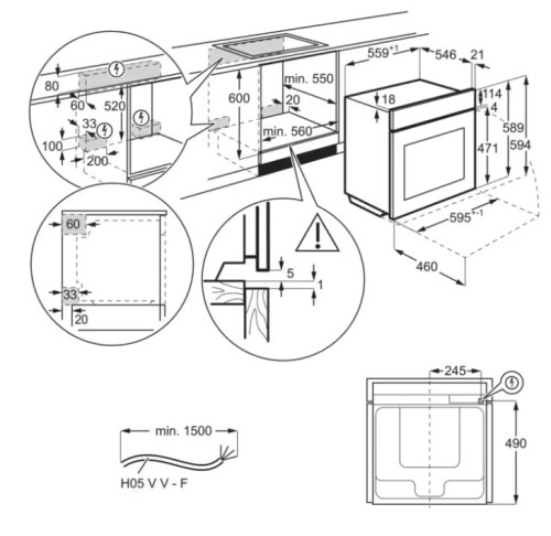 Электрический духовой шкаф Electrolux (Электролюкс) KOEBP39WX