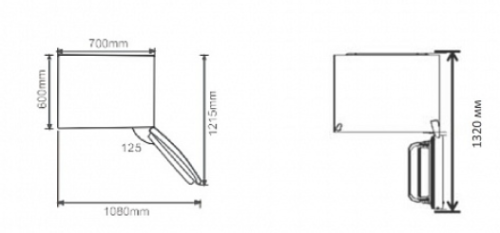 Холодильник Korting (Кёртинг) KNFC 71887 X