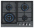 Газовая варочная панель Teka (Тека) GZC 64320 XBN Stone Grey Газовая варочная панель Teka (Тека) GZC 64320 XBN Stone Grey