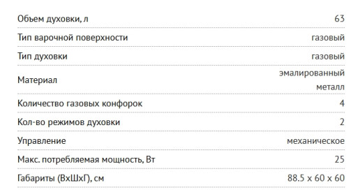 Газовая плита NORDFROST (Нордфрост) GG 6064 B