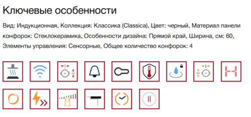 Индукционная варочная панель Smeg (Смег) SIM3644N
