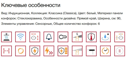 Индукционная варочная панель Smeg (Смег) SIM3964MWH
