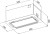 Встраиваемая вытяжка Meferi (Мефери) INBOX60WH GLASS POWER