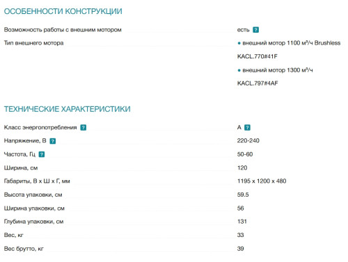 Вытяжка Falmec (Фалмек) Marte Pro 120