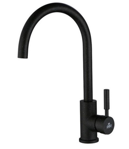 Смеситель для кухни Paulmark (Паульмарк) Holstein Ho212063-308, черный