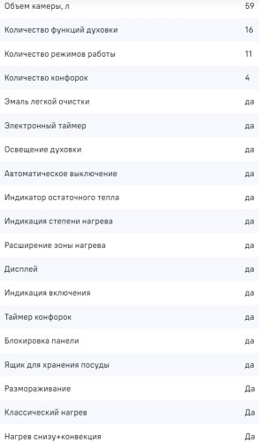 Электрическая плита MAUNFELD (Маунфилд) MEC611CW10TD