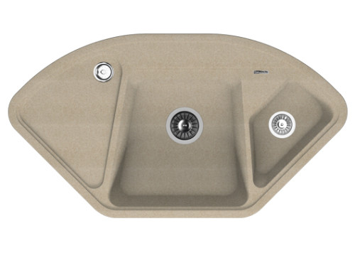 Кухонная мойка Florentina (Флорентина) Капри, песочный