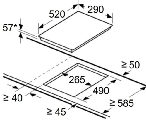 Индукционная варочная панель MAUNFELD CVI292S2BWH