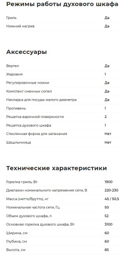 Газовая плита GEFEST (Гефест) ПГ 6300-02 0046