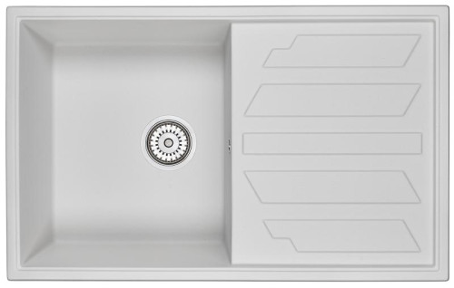 Кухонная мойка Granula (Гранула) GR-8002 wh, арктик