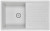 Кухонная мойка Granula (Гранула) GR-8002 wh, арктик