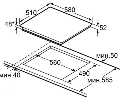 Электрическая варочная панель MAUNFELD (Маунфилд) AVCE6035STBK