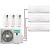 Мульти сплит-система Hisense 3 х AMS-09UR4SVEDB65 / AMW3-24U4SZD