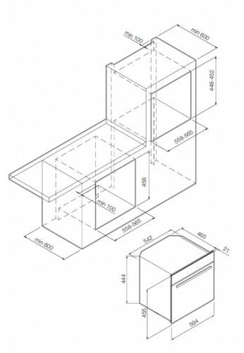 Микроволновая печь с функцией духового шкафа  Graude (Грауде) MWG 45.0 E