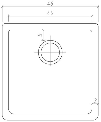 Кухонная мойка Seaman Natural Genova SMC-4646E Antique Standart