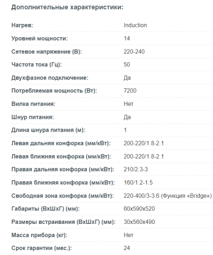 Индукционная варочная панель Korting (Кёртинг) HIB 64870 BS Smart