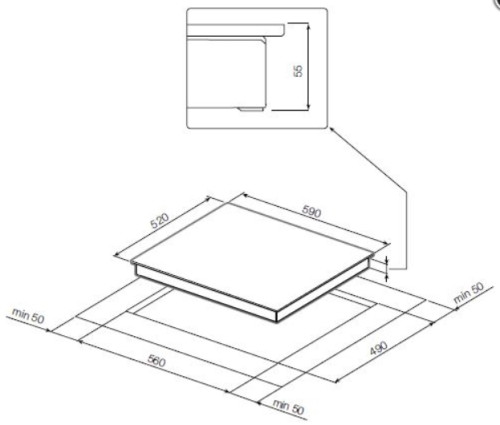 Индукционная варочная панель Graude (Грауде) IK 60.2 BW
