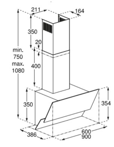 Вытяжка Bosch (Бош) DWK65AD30R
