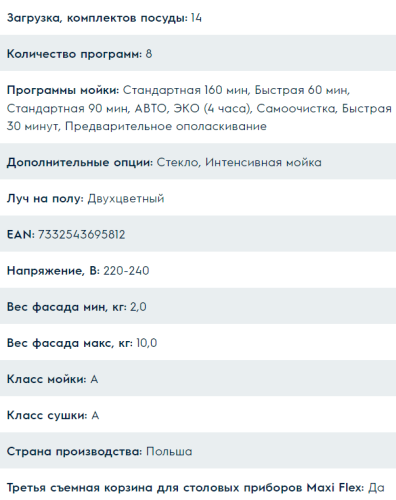 Встраиваемая посудомоечная машина Electrolux (Электролюкс) EES 948300 L