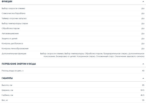 Стиральная машина Бирюса WM-ML612/10
