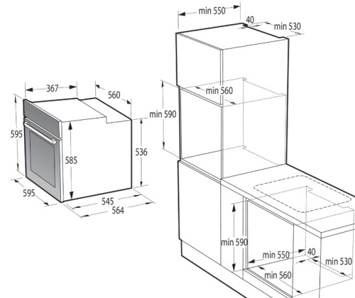 Электрический духовой шкаф Gorenje (Горенье) BOS67372CLI