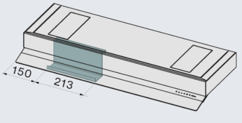 Вытяжка Falmec (Фалмек) Shelf Customizable 120 NERO (CKMN20.E2P2 ZZZN451F)