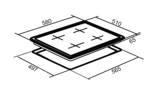 Электрическая варочная панель ORE (Оре) CA60