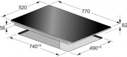 Индукционная варочная панель Kaiser (Кайзер) KCT 7797 FI RotEm