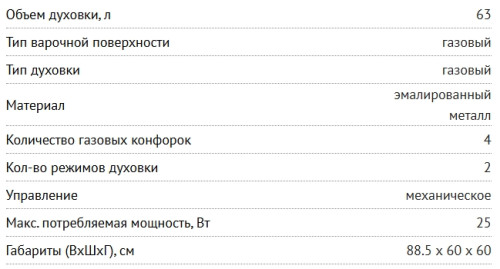 Газовая плита NORDFROST (Нордфрост) GG 6064 Gd