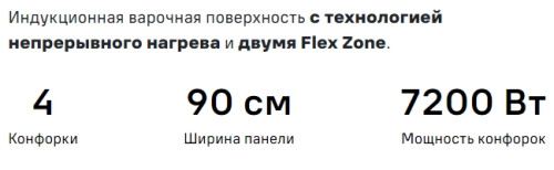 Индукционная варочная панель MAUNFELD CVI904SFLLGR