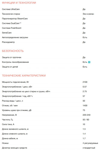 Стиральная машина с сушкой Electrolux (Электролюкс) EW9WN249BE