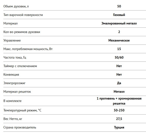 Газовая плита NORDFROST (Нордфрост) GG 5061 B