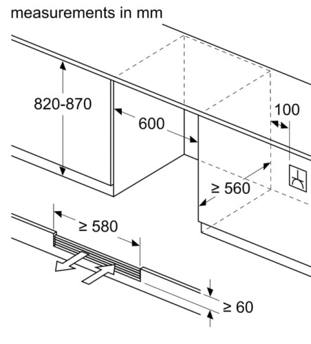 Встраиваемый винный шкаф Bosch (Бош) KUW21AHG0