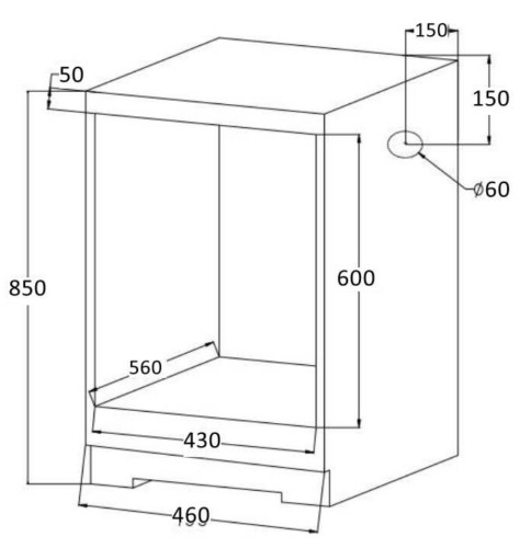 Электрический духовой шкаф Meferi (Мефери) MEO456WH POWER