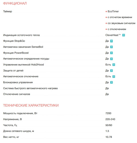 Индукционная варочная панель Electrolux (Электролюкс) EIT60433CT