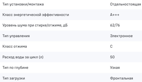 Стиральная машина MAUNFELD (Маунфилд) MFWM127IWH02