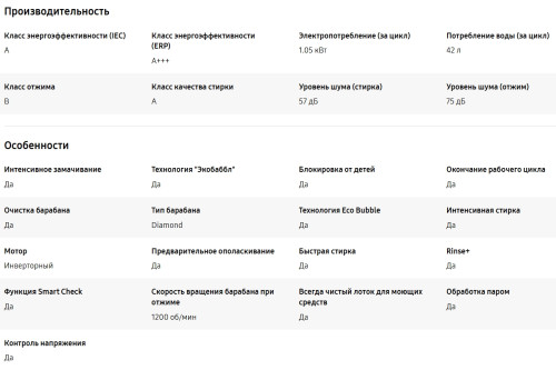 Стиральная машина Samsung (Самсунг) WW70AG4S21VE/LD