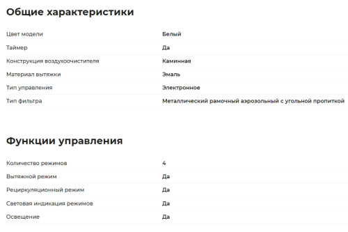 Вытяжка GEFEST (Гефест) ВО 1604 А