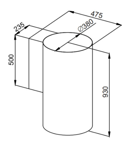 Вытяжка MAUNFELD (Маунфилд) Lee Wall (sensor) 39 белый
